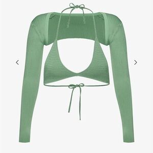NWT SER.O.YA GREEN DAHLIA SET